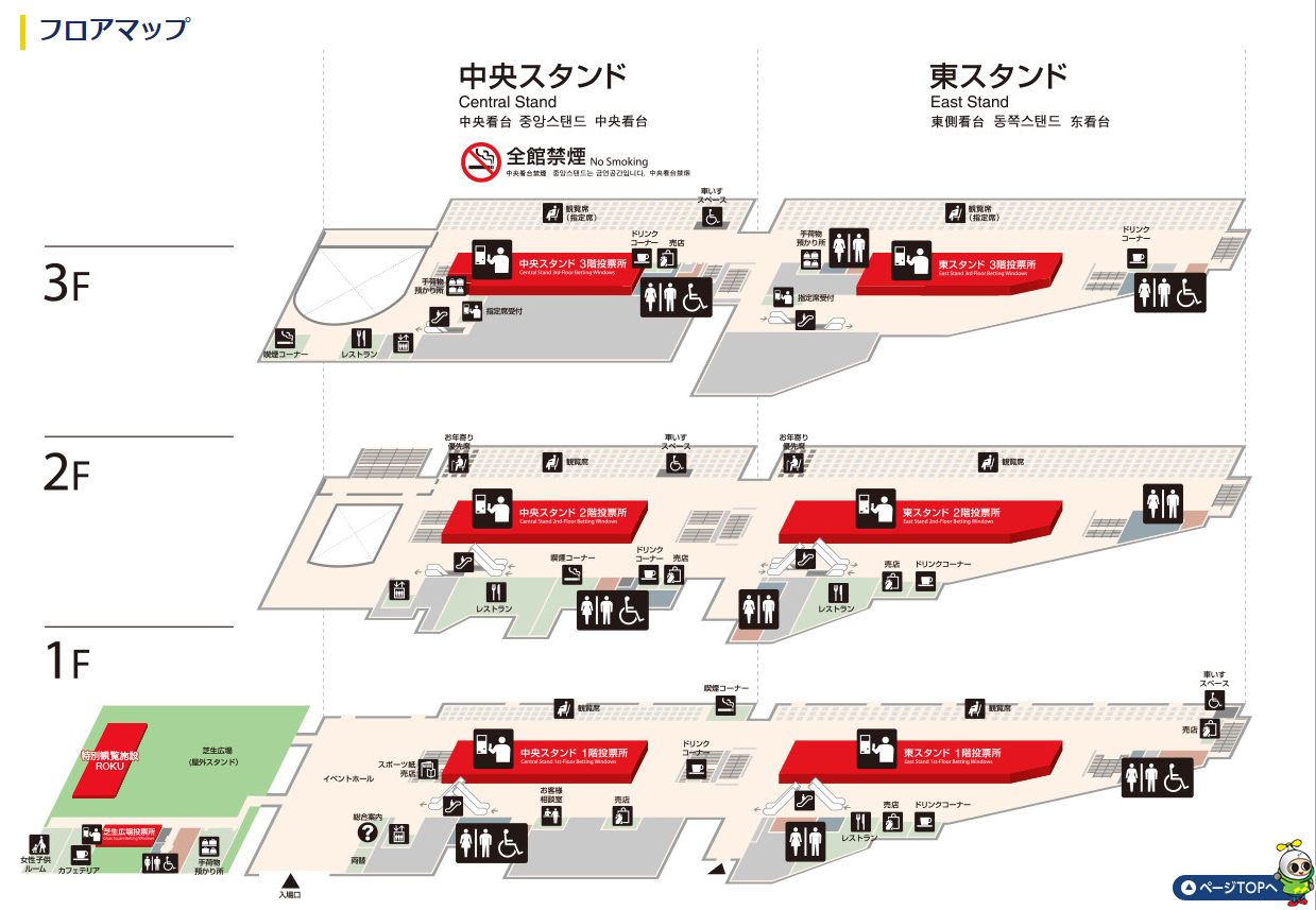 福岡競艇場マップ